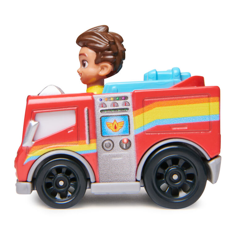 Disney Junior Firebuds, Camion de pompier en métal moulé Bo et Flash