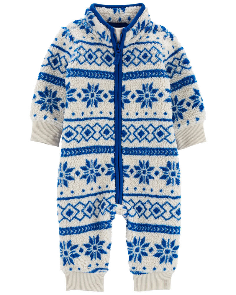 Carters fleece discount jumpsuit