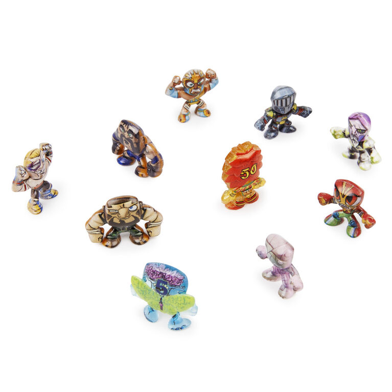 Million Warriors, 10-Pack Collectible Figures, Guaranteed 1 Rare Warrior in Every Pack (Styles May Vary)