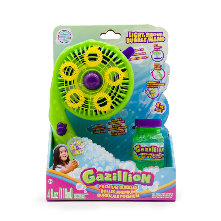 Gazillion Bubbles Light Show Bubble Wand