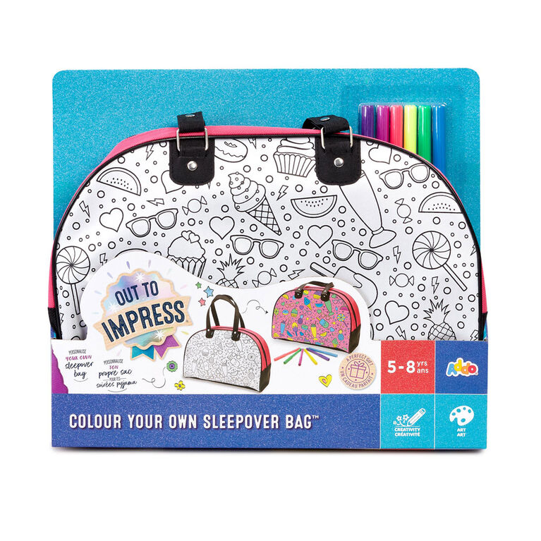 Out To Impress Colour Your Own Sleepover Bag - R Exclusive