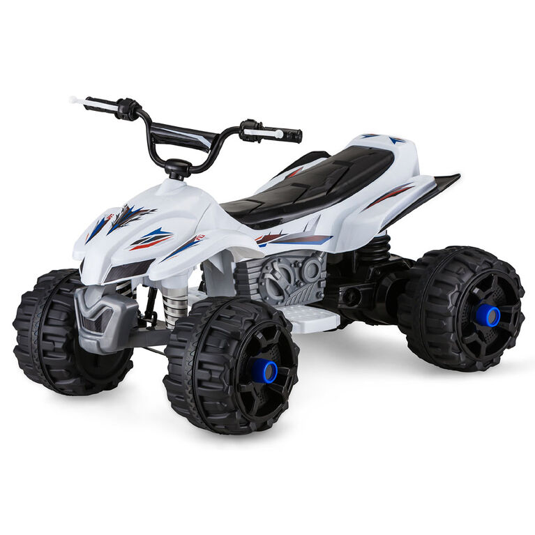 Pacific ATV 12V Powered Ride On - White