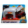 Hot Wheels - Monster Trucks - Coffret de jeu Puits et lancement - Bone Shaker