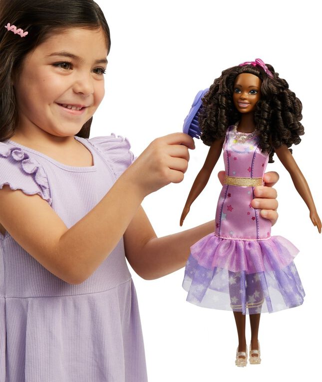 Barbie Doll for Preschoolers, My First Barbie Deluxe, Black Hair