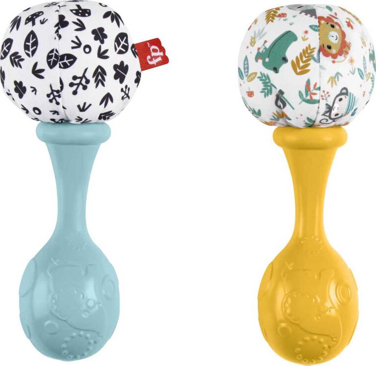 Fisher-Price  Mes Premières Maracas, ens. de 2, contraste élevé