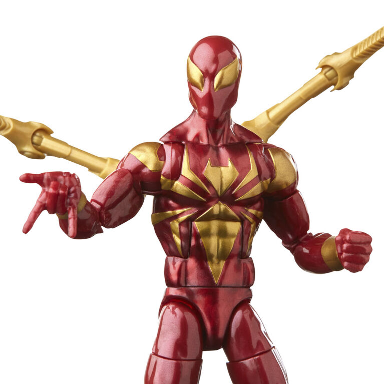 Marvel Legends Series Spider-Man 6-inch Iron Spider Action Figure Toy, Includes 2 Accessories