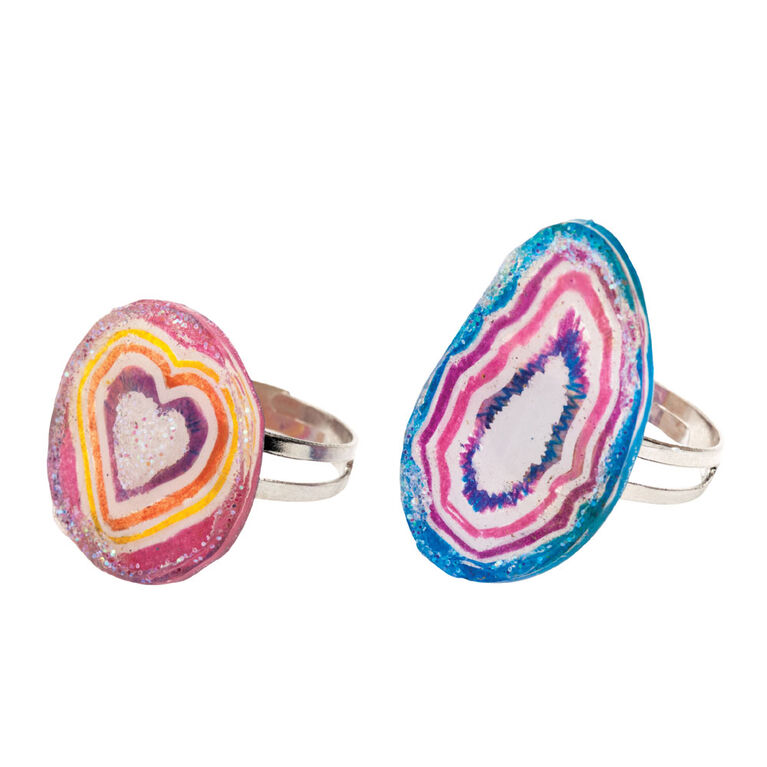 Geode Jewelry Shrink Fun