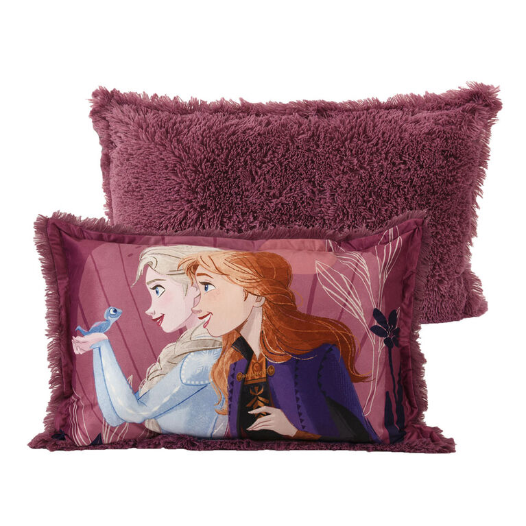 Disney Frozen Jumbo Funky Fur Pillow, 20" x 30"