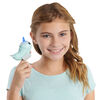 WowWee Fingerlings Light Up Narwhal - Nikki (Turquoise) - Friendly Interactive Toy