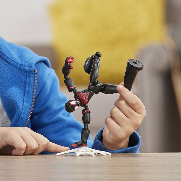 Marvel Spider-Man Bend and Flex Miles Morales Action Figure Toy