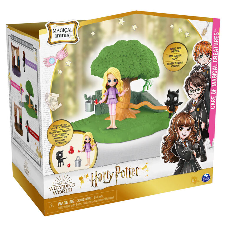 Wizarding World Harry Potter, Magical Minis Care of Magical Creatures with Exclusive Luna Lovegood Figure and Accessories