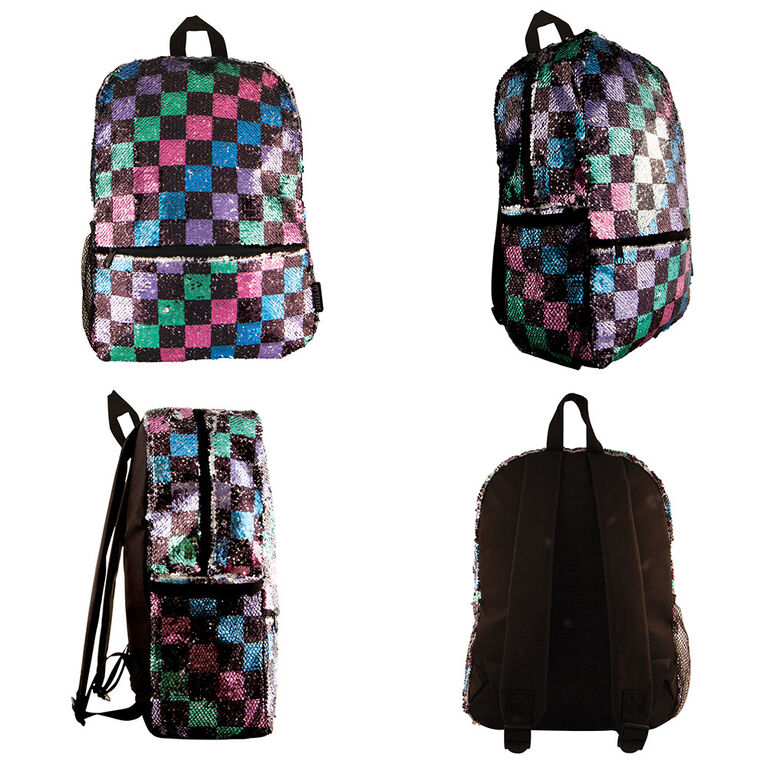 Fashion Angels - Checkerboard Magic Sequin Backpack