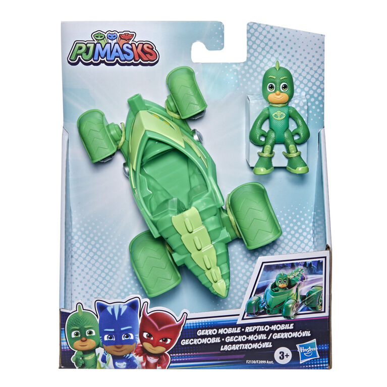 PJ Masks Gekko-Mobile Preschool Toy, Gekko Car with Gekko Action Figure