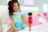 Barbie Fashionistas Doll #221 with Natural Black Hair, Red Dress & Accessories, 65th Anniversary