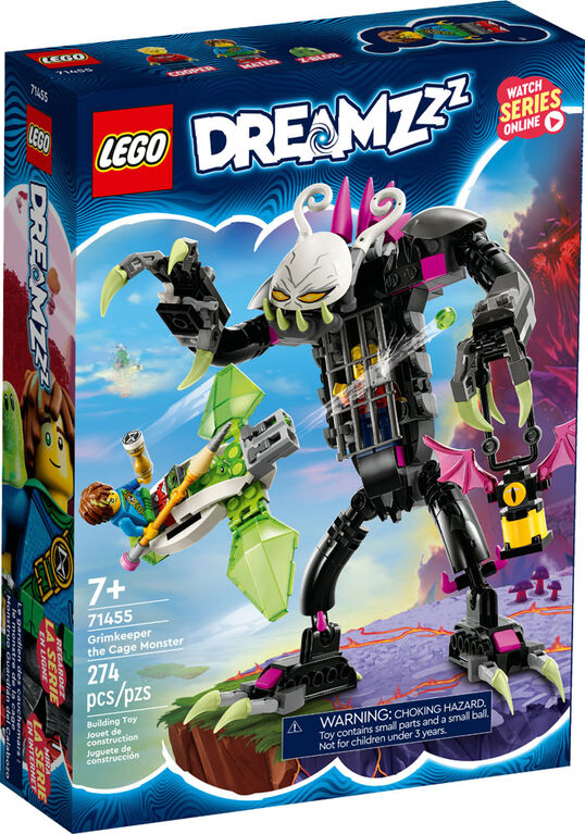 LEGO DREAMZzz Grimkeeper the Cage Monster 71455 Building Toy Set (274 Pieces)
