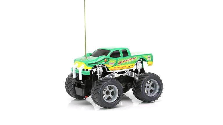 New Bright RC 1:24 Scale Hot Wheels Monster Truck Radio Control Jouet -  Les couleurs et les motifs peuvent varier.