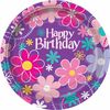 Birthday Blossoms Assiettes 9po, 8un - Édition anglaise