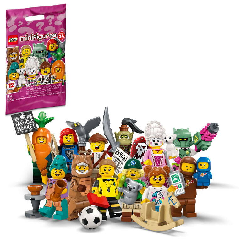 LEGO Figurines Série 24, 71037 Ensemble de jeu de construction édition limitée (1 des 12 sacs)