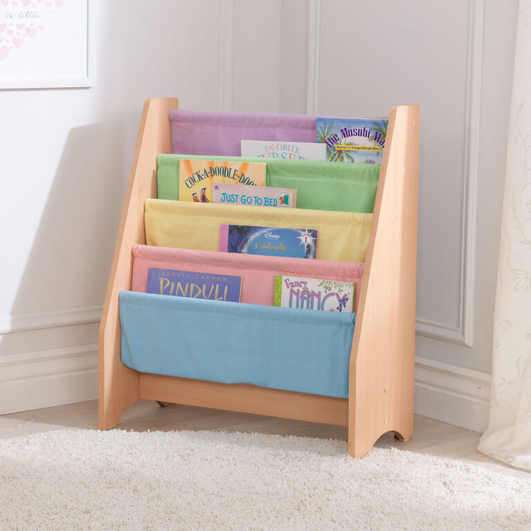 Kidkraft Sling Bookshelf Pastel Natural Toys R Us Canada