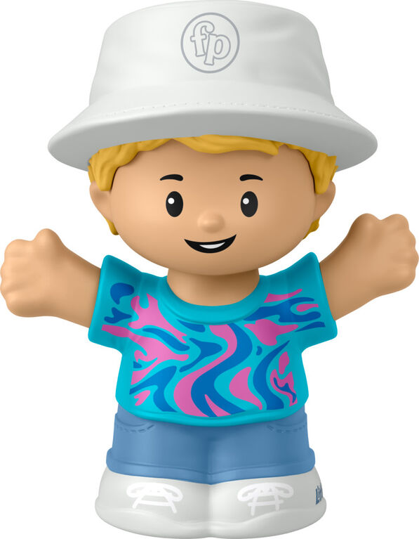Fisher-Price Little People Boy in Tie-Dye Figure for Toddlers & Preschool Kids