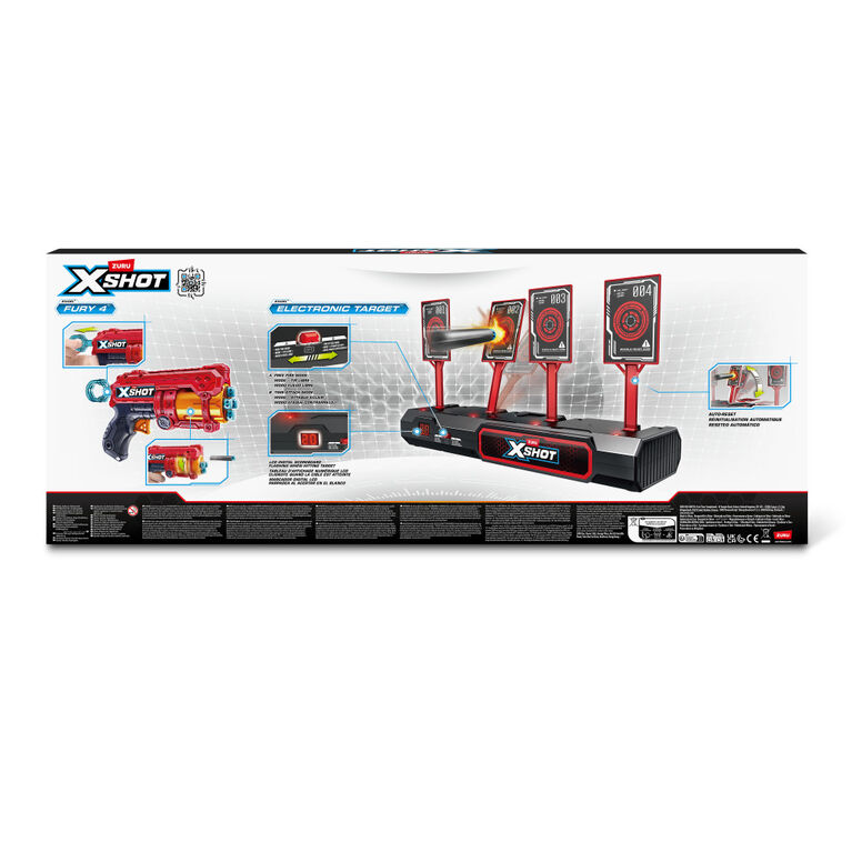 XSHOT Excel Paquet de cible électronique combinée (24 fléchettes) de ZURU