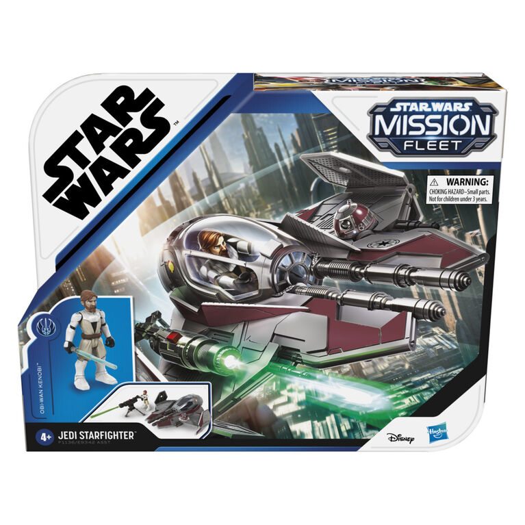 Star Wars Mission Fleet Stellar Class Obi-Wan Kenobi Jedi Starfighter