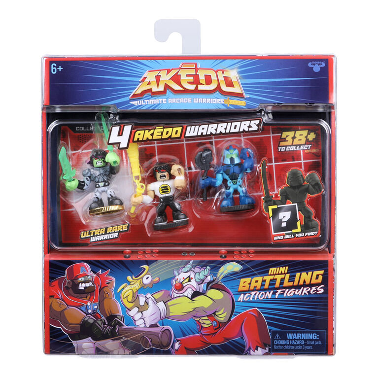 Akedo Ultimate Arcade Warriors Warrior Collector Pack