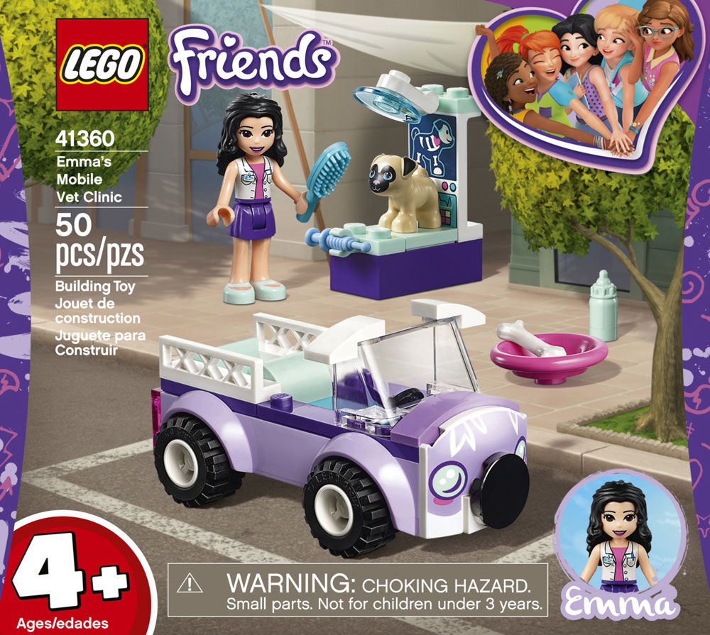 lego friends mobile vet clinic
