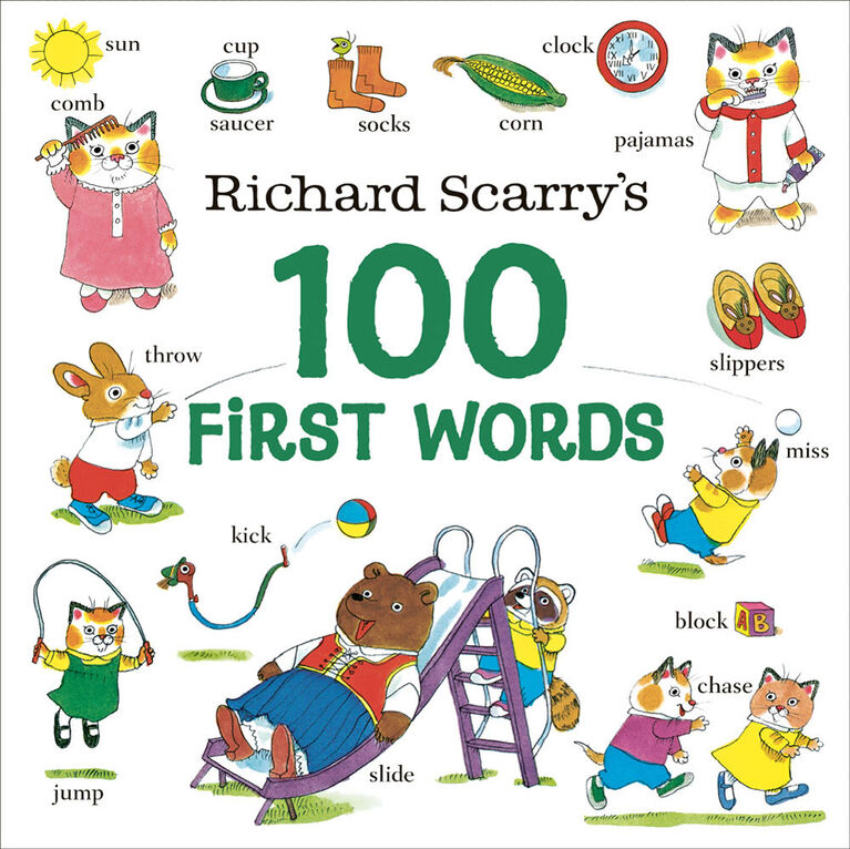 Richard Scarry's 100 First Words - English Edition