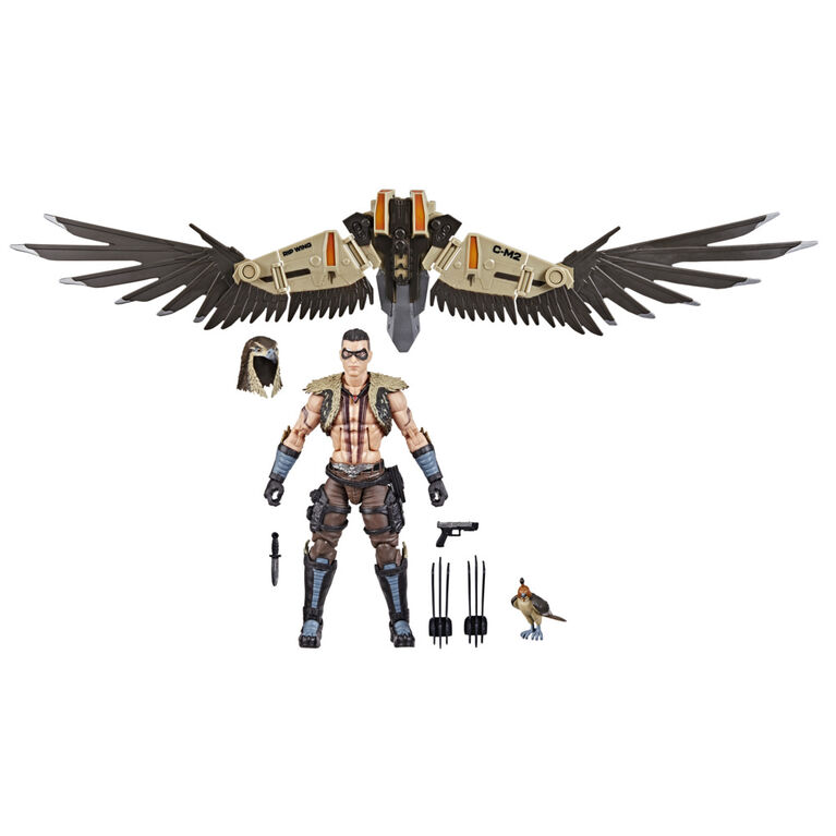 G.I. Joe Classified Series #139, CHIP "RAPTOR" TALON & GENERAL LEDGER Action Figure & Pet