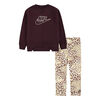 Nike Legging Set - Pale Ivory- Size 4T