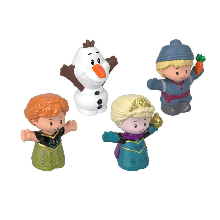 Elsa et ses amis par Little People La Reine des Neiges de Disney de Fisher-Price, coffret de 4 figurines