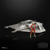 Star Wars The Black Series, jouets de collection véhicule Snowspeeder avec figurine Dak Ralter