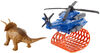 Matchbox Jurassic World Dino Transporters Tricera-Copter Vehicle and Figure