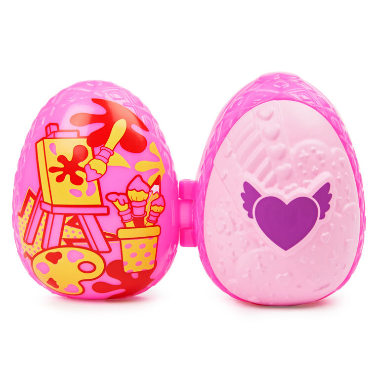 Hatchimals CollEGGtibles, Sibling Pack with 1 Big Kid, 1 Baby Character and Reusable Egg (Style May Vary)