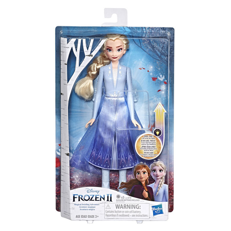 Disney Frozen Elsa Magical Swirling Adventure Fashion Doll