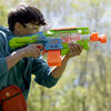 Nerf Elite 2.0, blaster Double Punch, 50 fléchettes Elite, 2 chargeurs 10 fléchettes, blaster motorisé