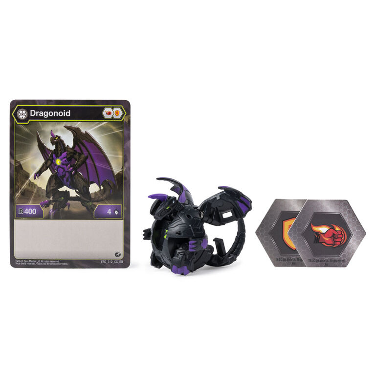 Bakugan, Darkus Dragonoid, Créature transformable à collectionner de 5 cm
