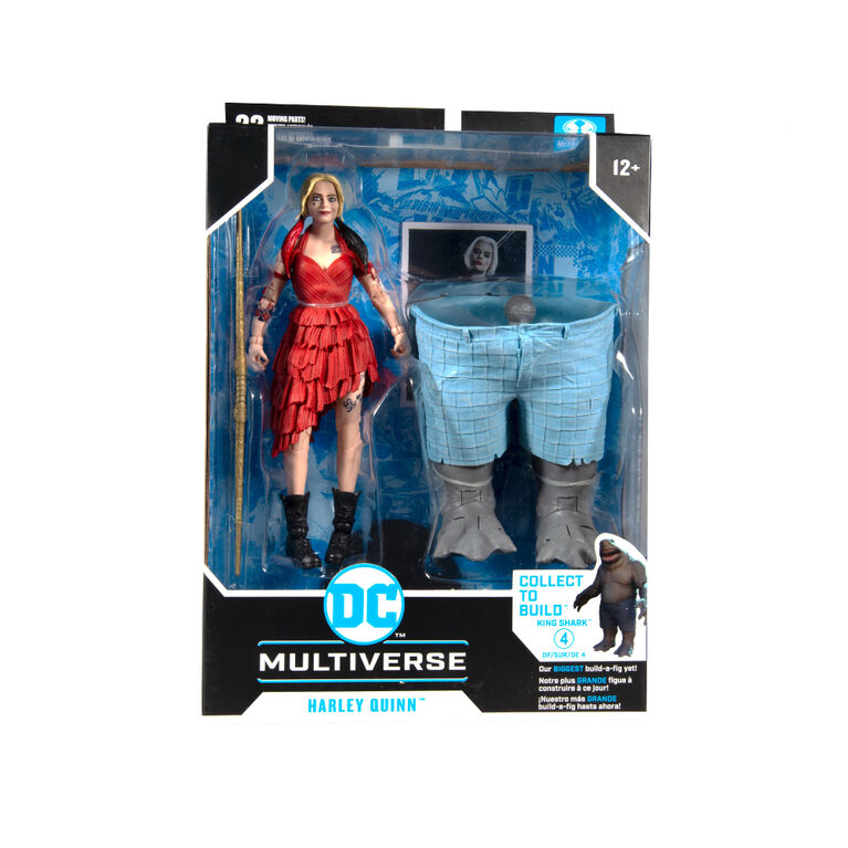 DC Universe - The Suicide Squad Movie: Harley Quinn (Build A King Shark)