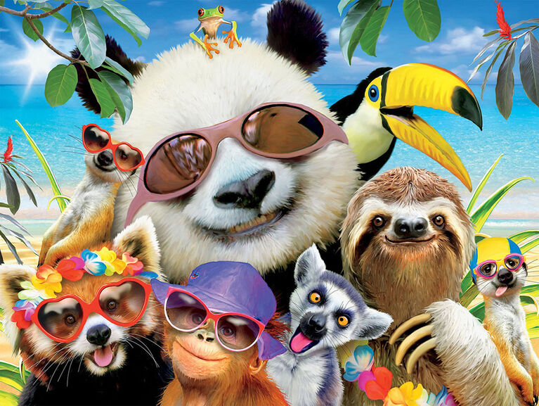 Ceaco: Selfies - "Beach Party Panda" casse-tête (550 pc)