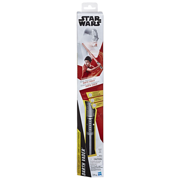 Star Wars sabre laser électronique de Darth Vader (rouge)