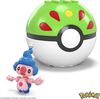 MEGA Pokemon Mime Jr. building set with 24 pieces and Poke Ball