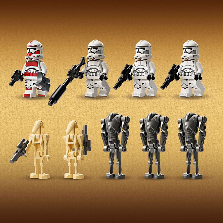 LEGO Star Wars Ensemble de combat Clone Trooper et droïdes de combat 75372