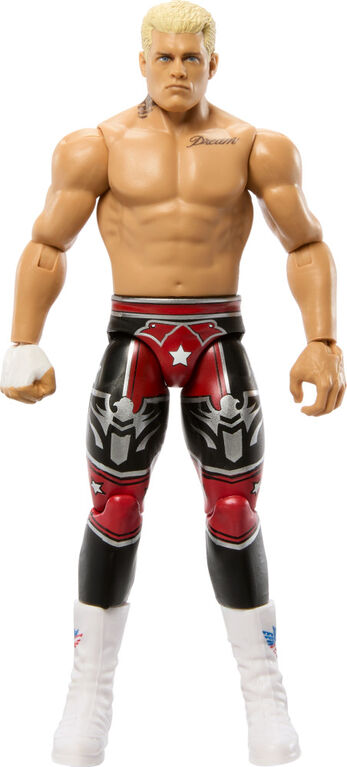 WWE "The American Nightmare" Cody Rhodes Action Figure, 6-inch Collectible Superstar with Articulation