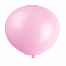 12" Latex Balloons, 10 pieces - Petal Pink