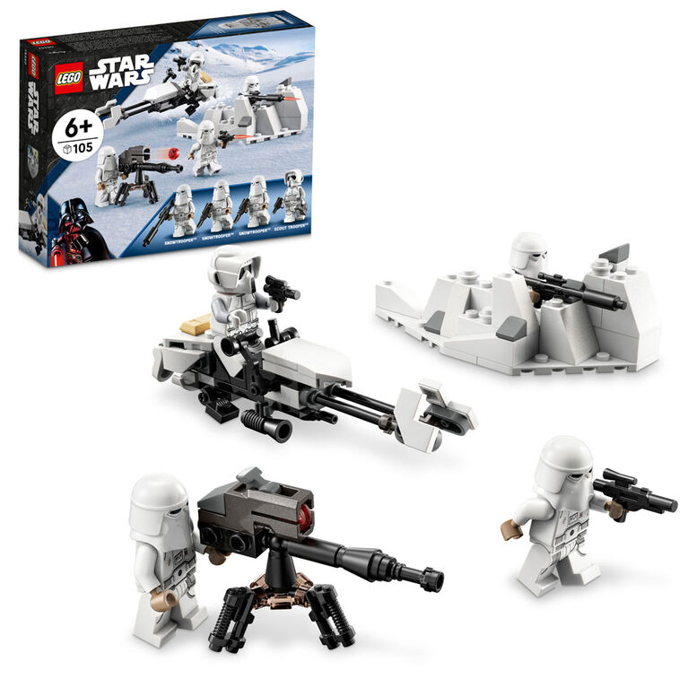 LEGO Star Wars Ensemble de combat Snowtroopers 75320 Ensemble de construction (105 pièces)