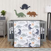 Prehistoric Dino 3 Piece Crib Bedding Set