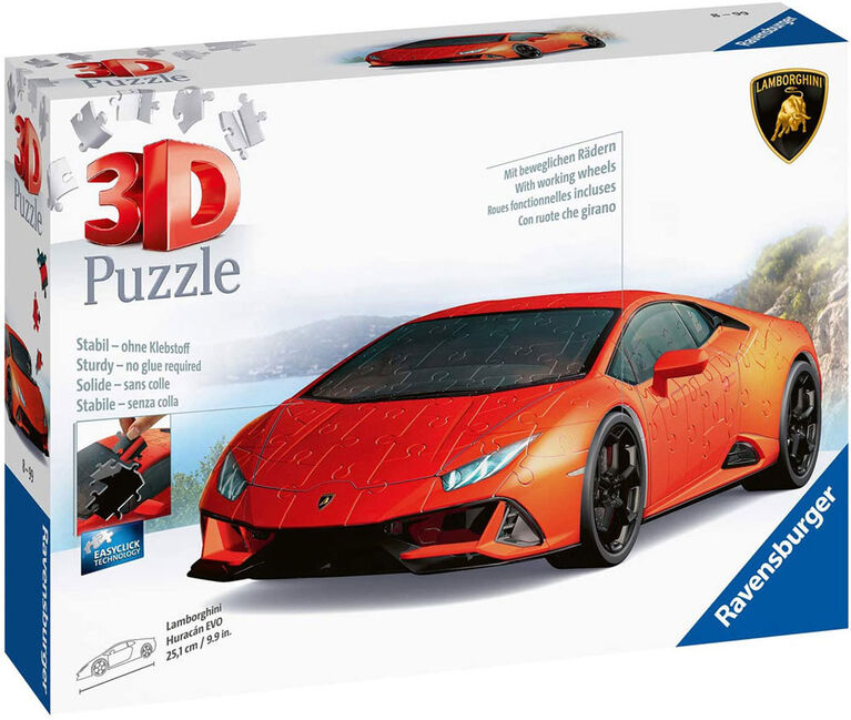 Ravensburger - Lamborghini Huracan EVO 3D casse-têtes 108pc