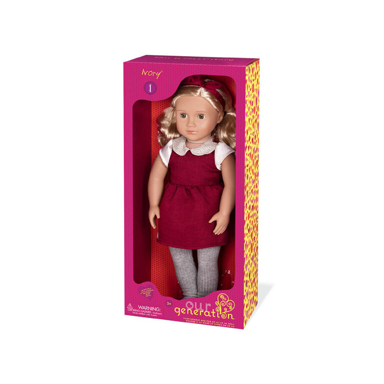 Our Generation, Ivory, 18-inch Holiday Doll