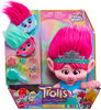 DreamWorks Trolls: Band Together HAIR POPS Showtime Surprise Queen Poppy Plush with Lights, Sounds and Accessories